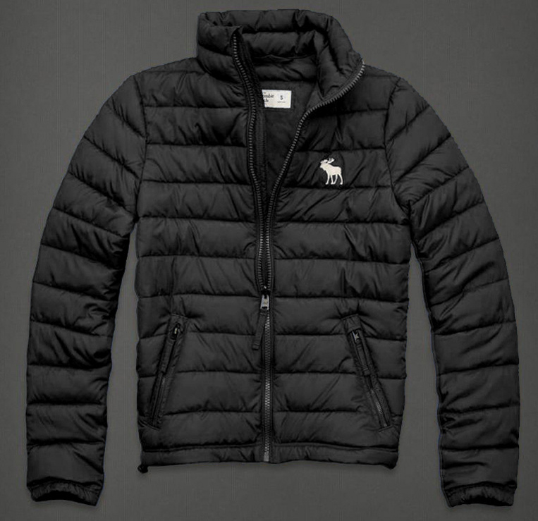 Abercrombie Fitch Hombres Newcomb Lago poco voluminoso Puffer Chaquetas AF7981